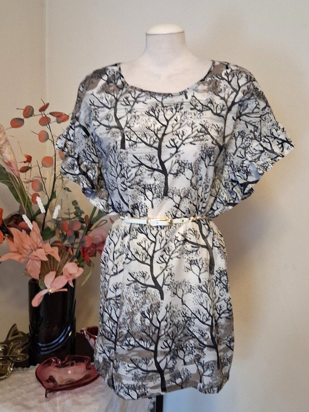 New Dranella Unique Design Printed Midi Dress Cap Sleeve Quality Sundress 10